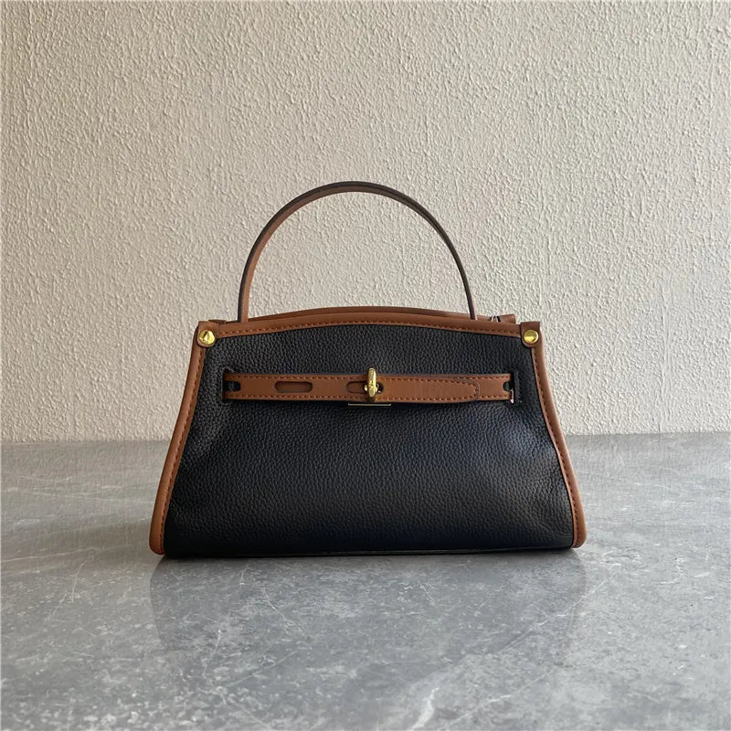 Mugrs™ Schicke Kelly-Tragetasche aus Leder