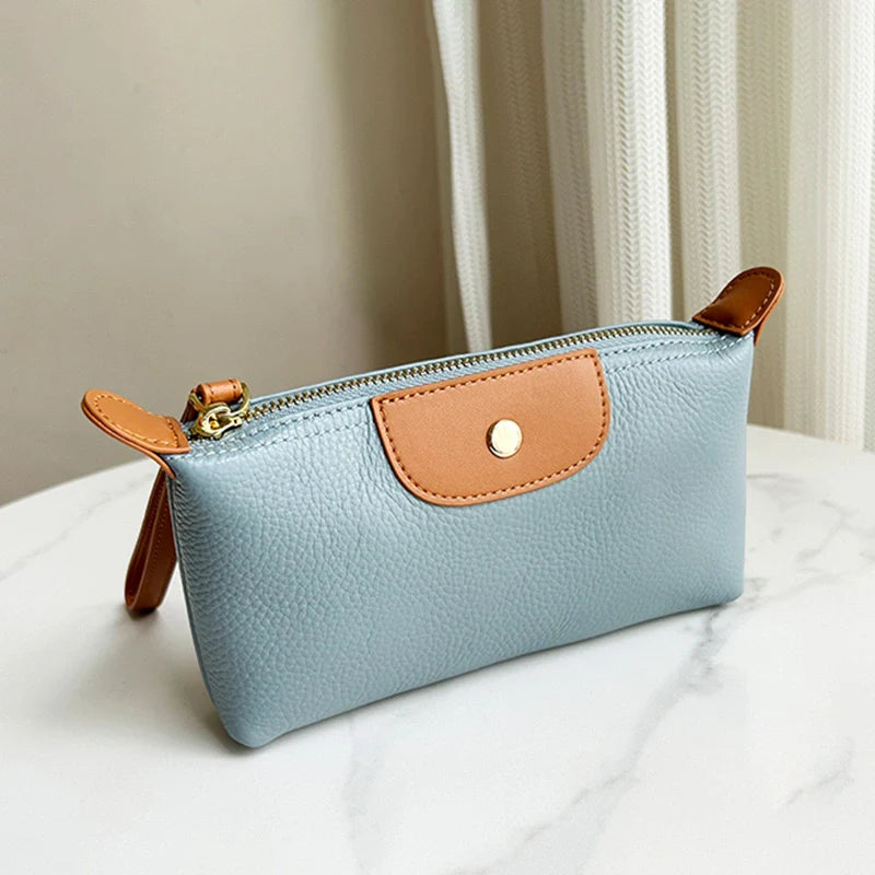 Pochette en cuir à fermeture éclair Mugrs™, 5 couleurs