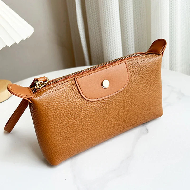 Pochette en cuir à fermeture éclair Mugrs™, 5 couleurs