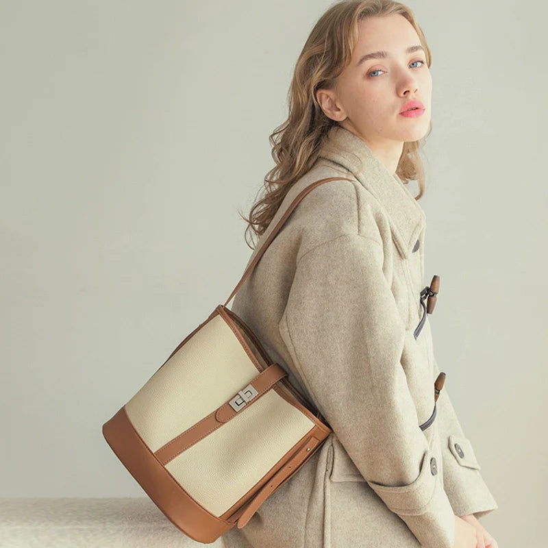 Mugrs™ Vegan Leather Bucket Bag