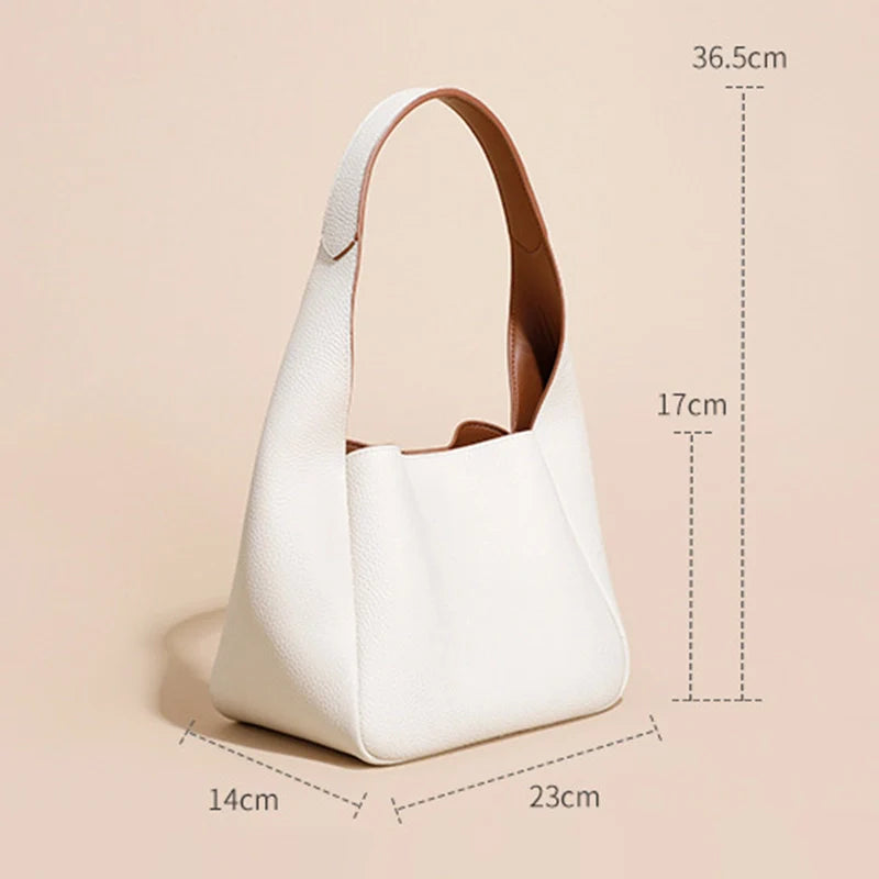 Sac à bandoulière en cuir de vache Mugrs™ des années 1950