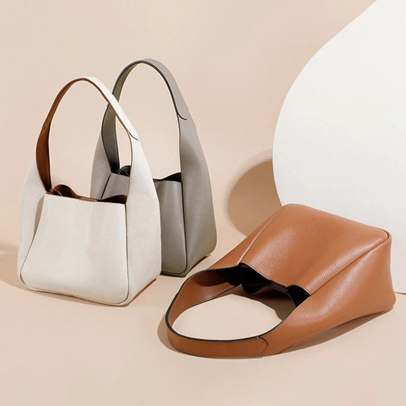 Mugrs™ 1950S Cowhide Leather Shoulder Bag Armpit Bag