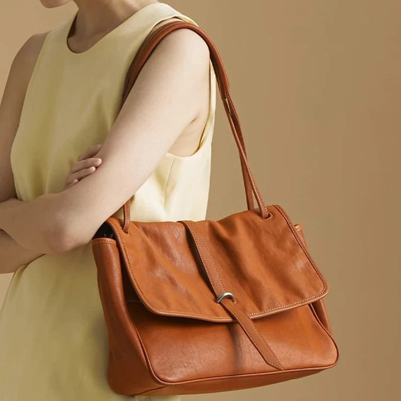 Sac messager décontracté et durable en cuir végétalien Mugrs™