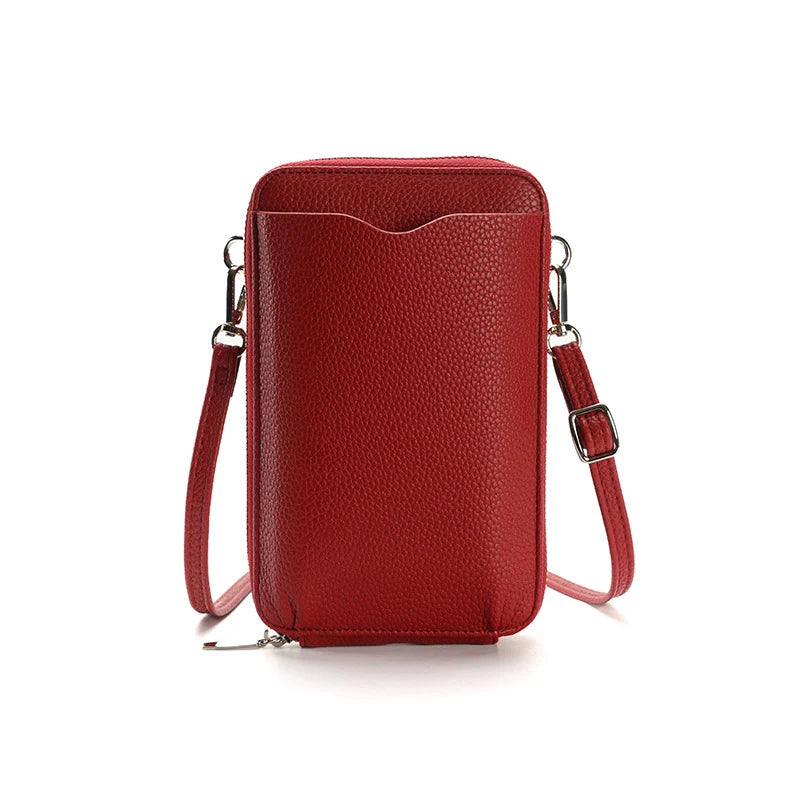 Mugrs™ Stylish Vegan Leather Crossbody Mobile Phone Bag