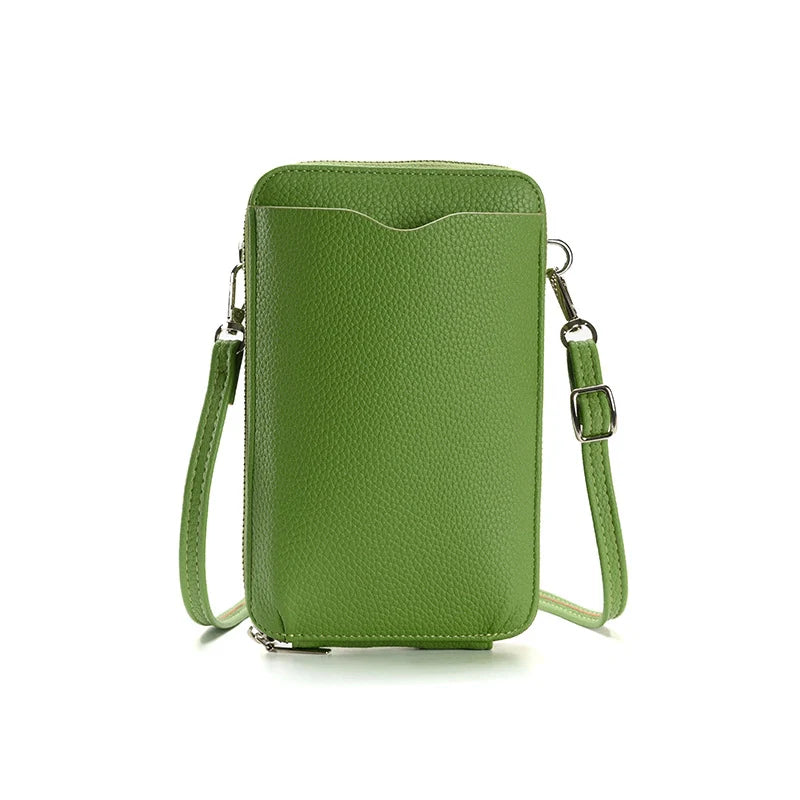 Mugrs™ Stylish Vegan Leather Crossbody Mobile Phone Bag