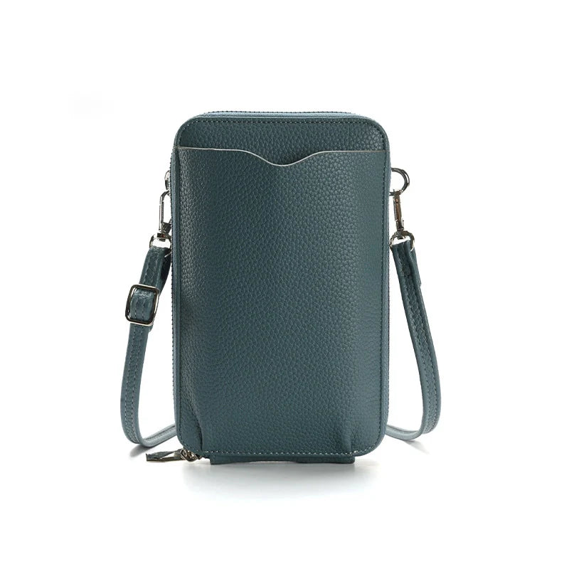 Mugrs™ Stylish Vegan Leather Crossbody Mobile Phone Bag