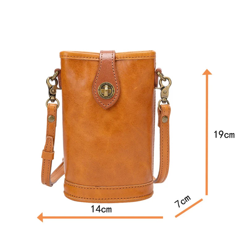 Sac seau en cuir vegan pour téléphone Mugrs™