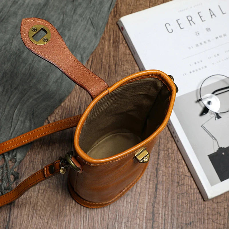 Mugrs™ Vegan Leather Bucket Phone Bag