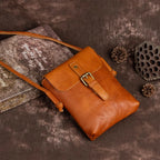 Mugrs™ Vegan Leather Bucket Crossbody Phone Bag