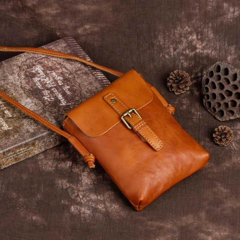 Mugrs™ Vegan Leather Bucket Crossbody Phone Bag