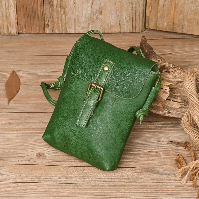 Mugrs™ Vegan Leather Bucket Crossbody Phone Bag