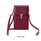 Pochette portefeuille à boutons en cuir PU Mugrs™ pour téléphone
