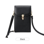 Pochette portefeuille à boutons en cuir PU Mugrs™ pour téléphone
