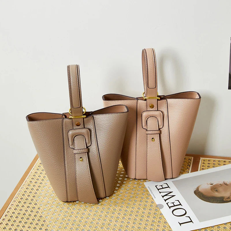 Mugrs™ Two Ways to Wear Mini Bucket Handbag