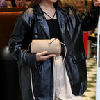 Mugrs™ Zipper Vegetable Tanned Leather Crossbody Bag