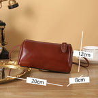 Mugrs™ Zipper Vegetable Tanned Leather Crossbody Bag