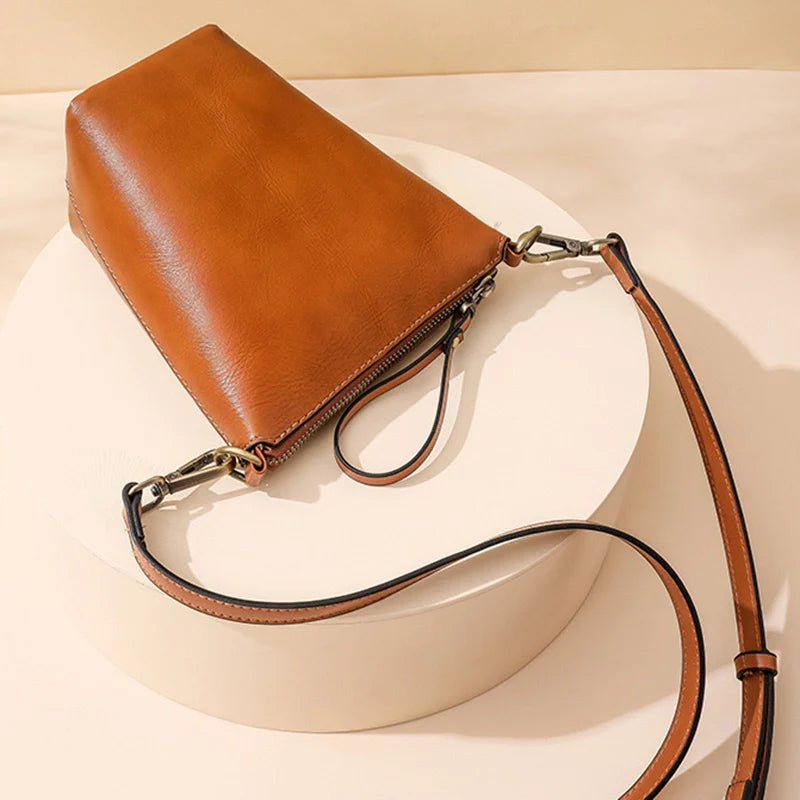 Sac seau pour téléphone portable en cuir végétalien vintage Mugrs™