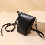 Sac seau pour téléphone portable en cuir végétalien vintage Mugrs™