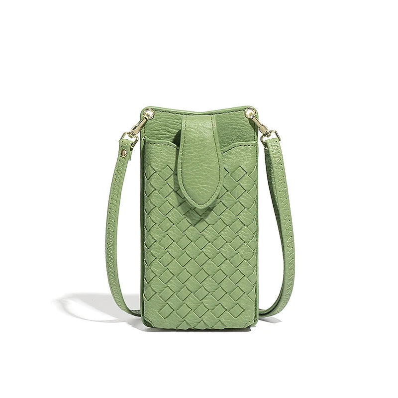 Sac bandoulière tissé de luxe pour téléphone Mugrs™ Claire