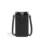 Mugrs™ Luxury Claire Woven Crossbody Phone Bag