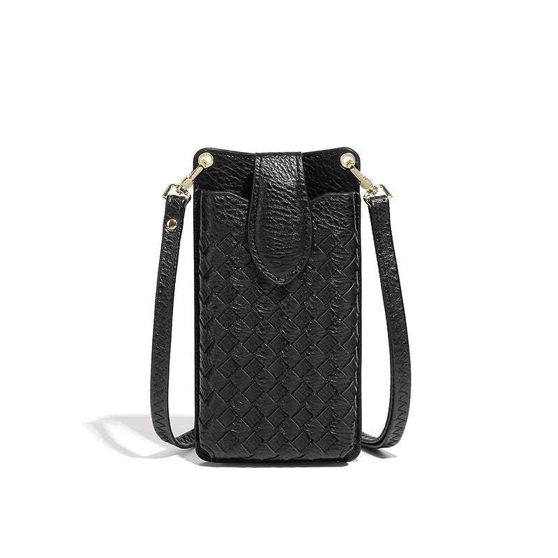Sac bandoulière tissé de luxe pour téléphone Mugrs™ Claire