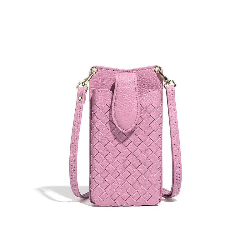 Sac bandoulière tissé de luxe pour téléphone Mugrs™ Claire
