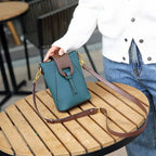 Sac bandoulière en cuir pour téléphone Mugrs™ Popper