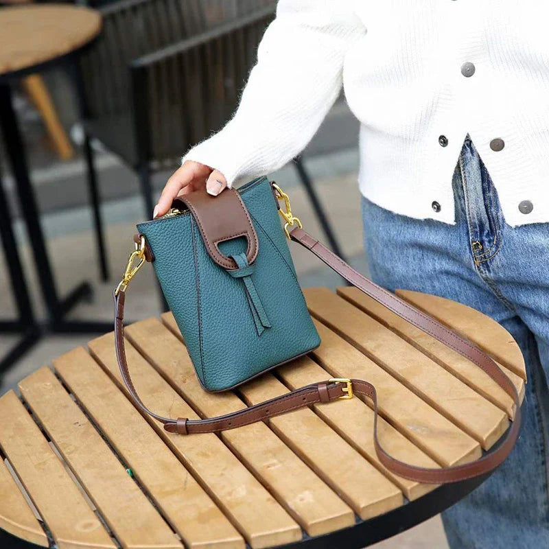 Sac bandoulière en cuir pour téléphone Mugrs™ Popper