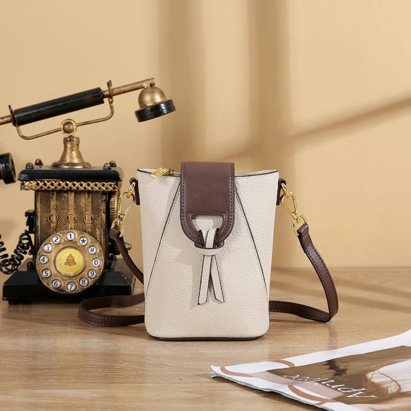 Sac bandoulière en cuir pour téléphone Mugrs™ Popper