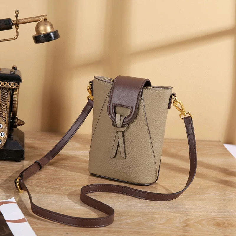Sac bandoulière en cuir pour téléphone Mugrs™ Popper