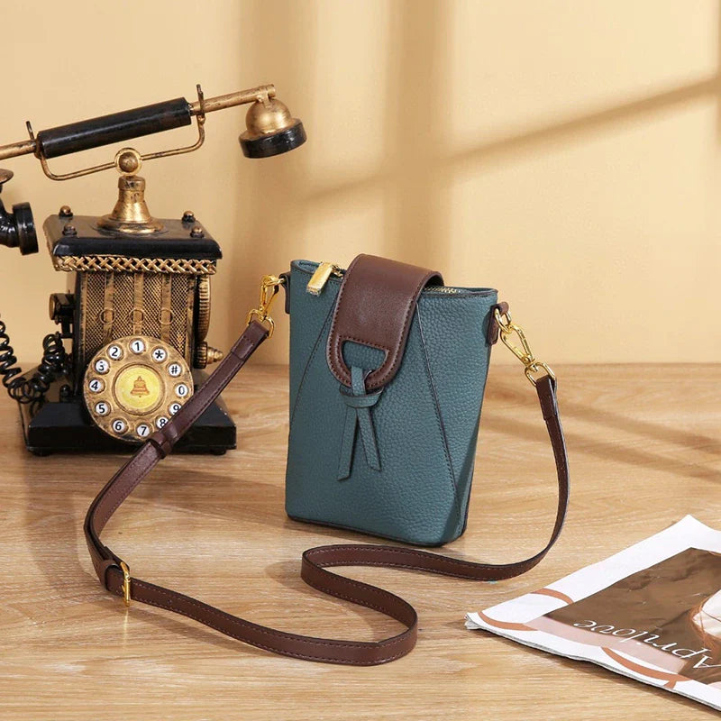 Sac bandoulière en cuir pour téléphone Mugrs™ Popper