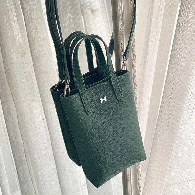 Mugrs™ Handytasche aus echtem Leder, Handtasche, 8 Farben