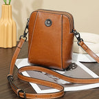 Sac bandoulière en cuir de vachette Daphne de Mugrs™