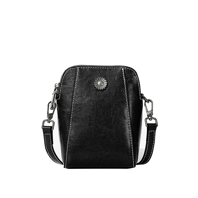 Mugrs™ Daphne Cowhide Leather Crossbody Bag