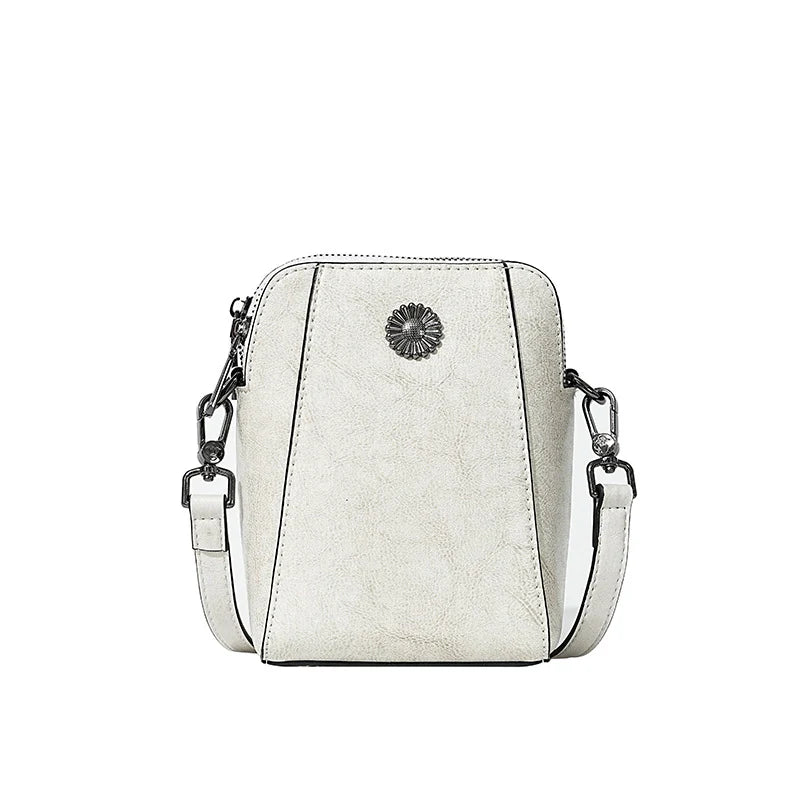 Mugrs™ Daphne Cowhide Leather Crossbody Bag