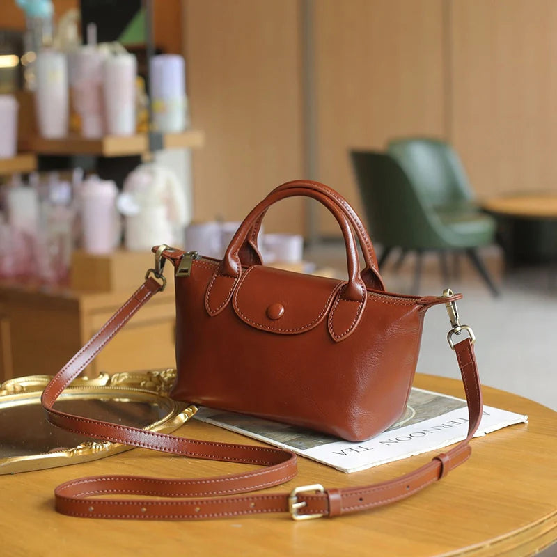 Sac bandoulière pour téléphone en cuir végétalien vintage Mugrs™