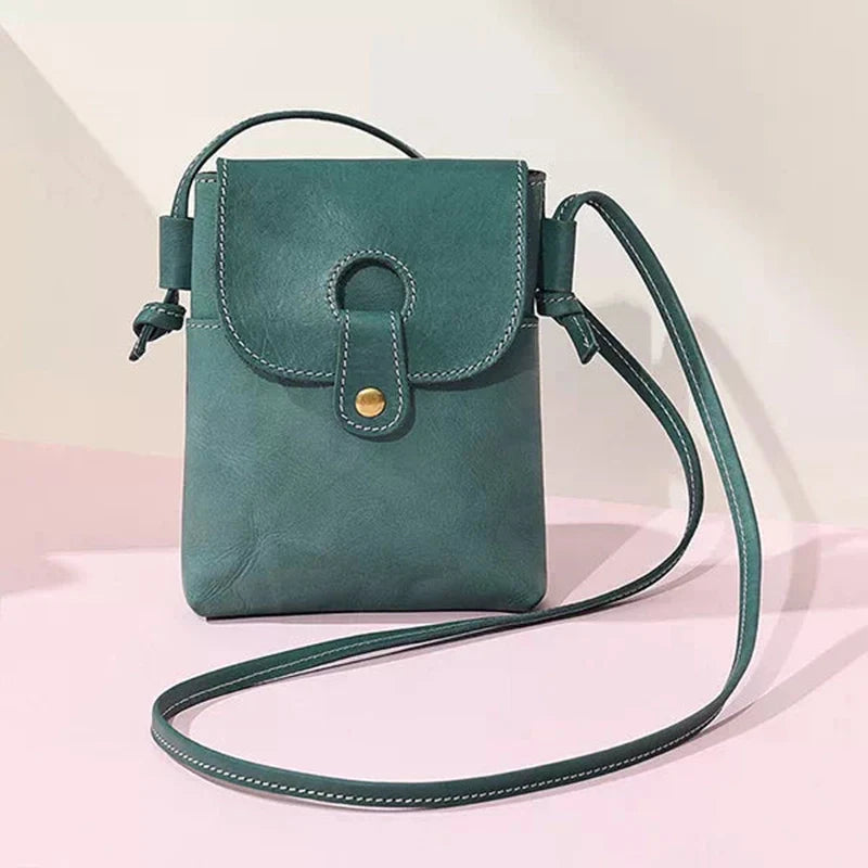Mini sac à bandoulière en cuir Mugrs™ pour téléphone