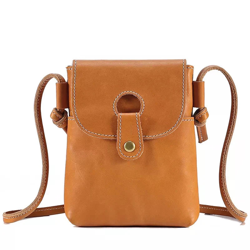Mini sac à bandoulière en cuir Mugrs™ pour téléphone