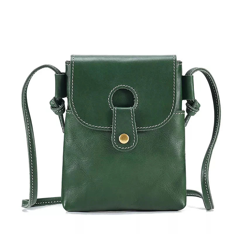 Mini sac à bandoulière en cuir Mugrs™ pour téléphone
