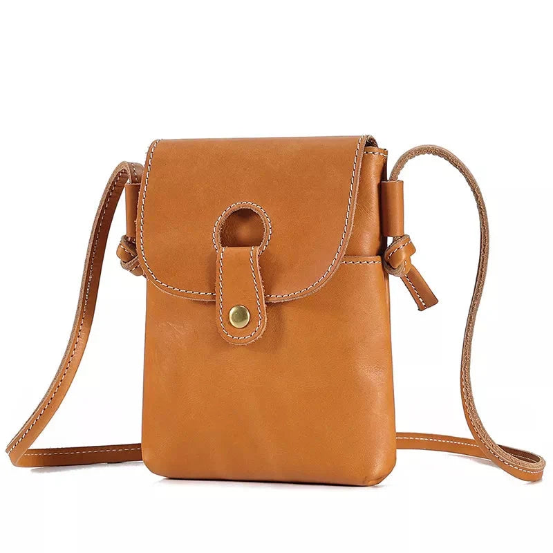 Mini sac à bandoulière en cuir Mugrs™ pour téléphone