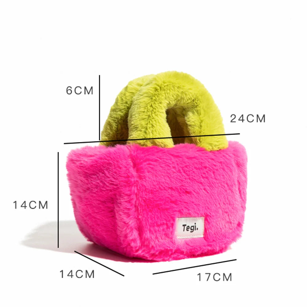 Mugrs™ Y2K Style & Faux Rabbit Handbag Shoulder Bag
