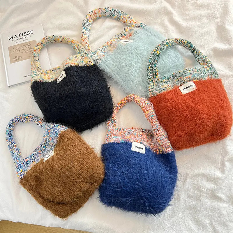 Mugrs™ Multicolor Plush Comfort Handbag