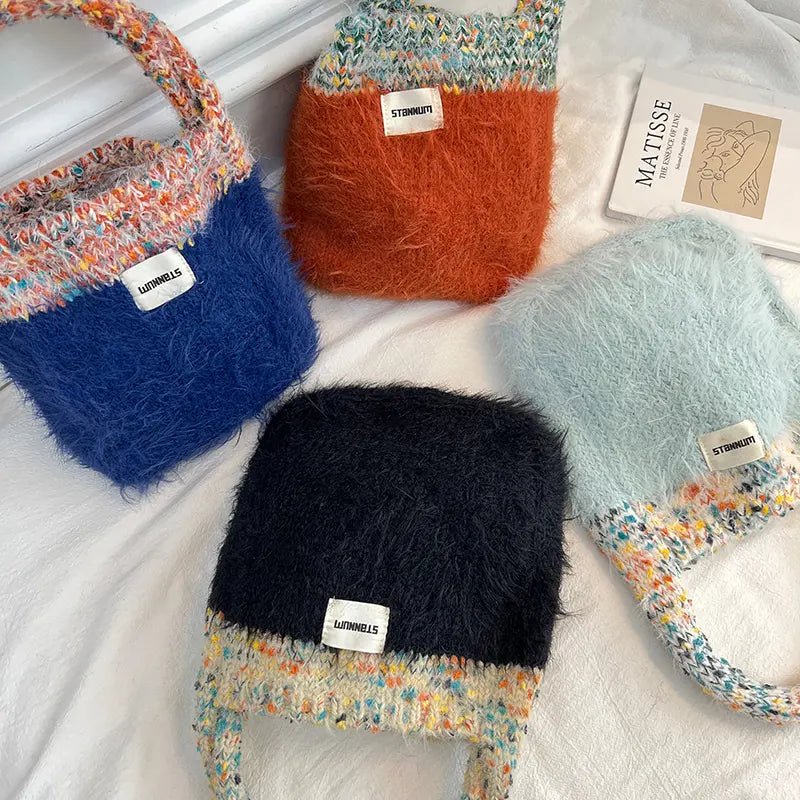 Mugrs™ Multicolor Plush Comfort Handbag
