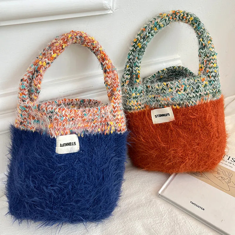 Mugrs™ Multicolor Plush Comfort Handbag