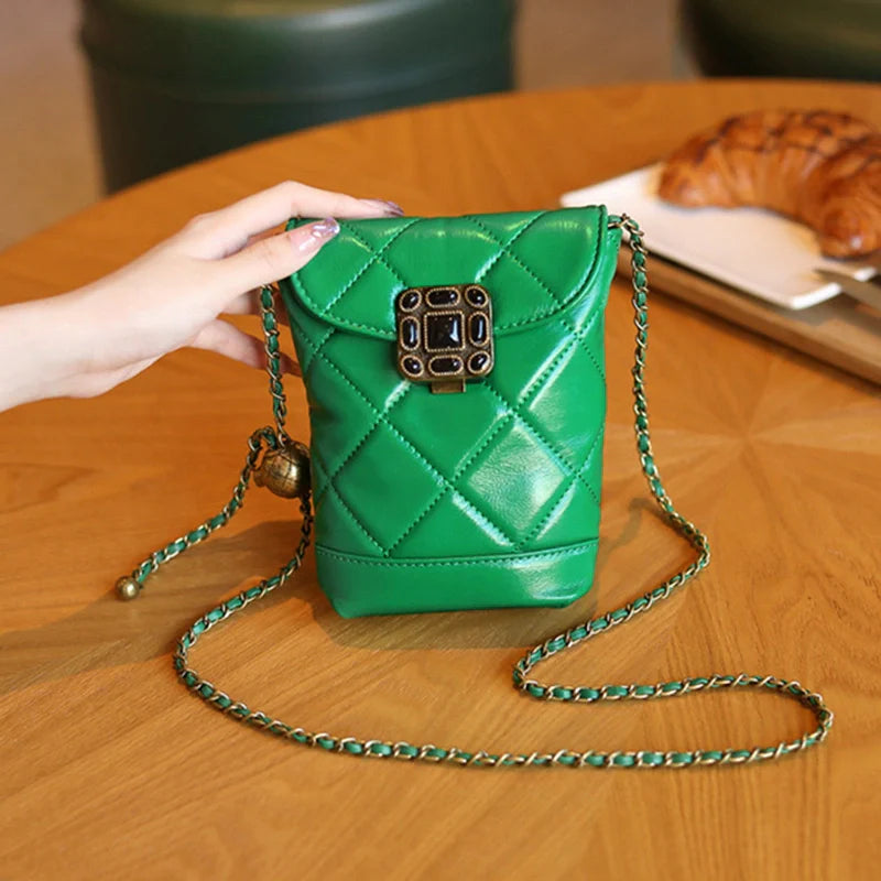 Sac à bandoulière en cuir pour téléphone portable Mugrs™