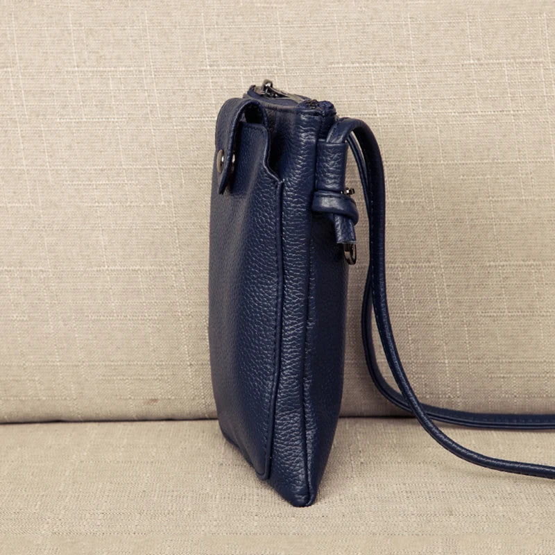 Mugrs™ Vegan Leather Phone Bag, Zipper Sling Bag