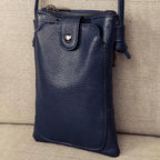 Mugrs™ Vegan Leather Phone Bag, Zipper Sling Bag
