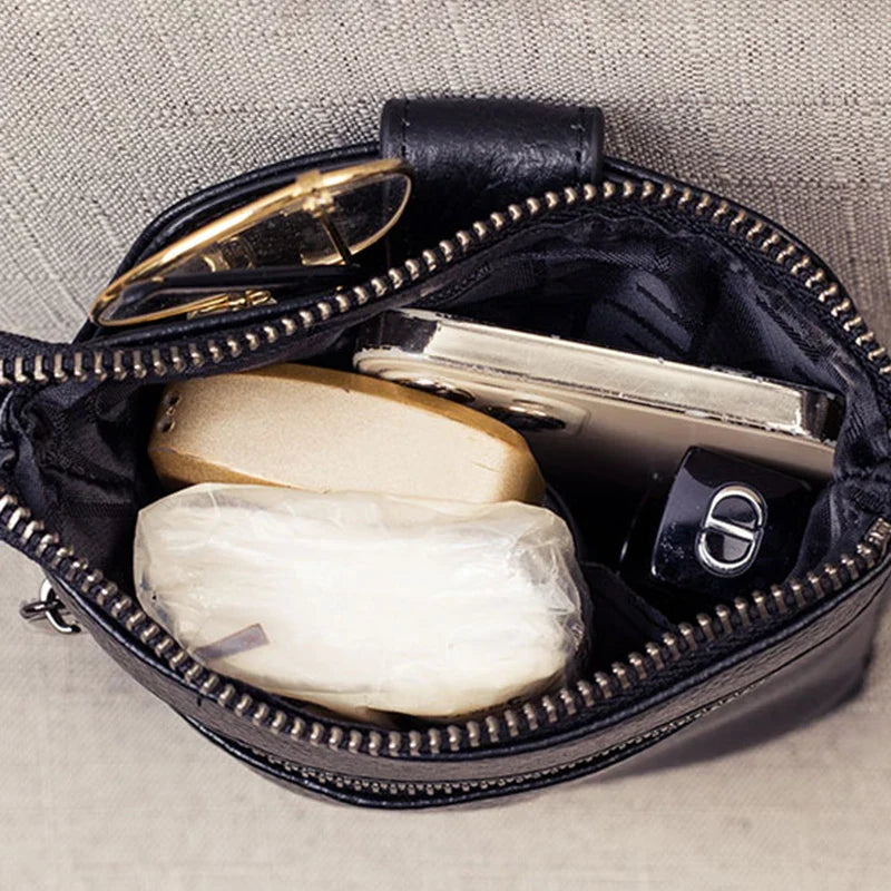 Mugrs™ Vegan Leather Phone Bag, Zipper Sling Bag