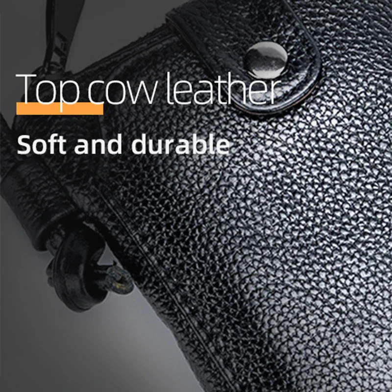 Mugrs™ Vegan Leather Phone Bag, Zipper Sling Bag