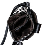 Mugrs™ Vegan Leather Phone Bag, Zipper Sling Bag